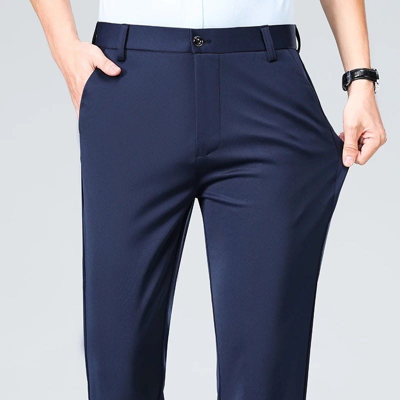 Blyssor Men's Stretch Pants - Classic Look, Maximum Comfort