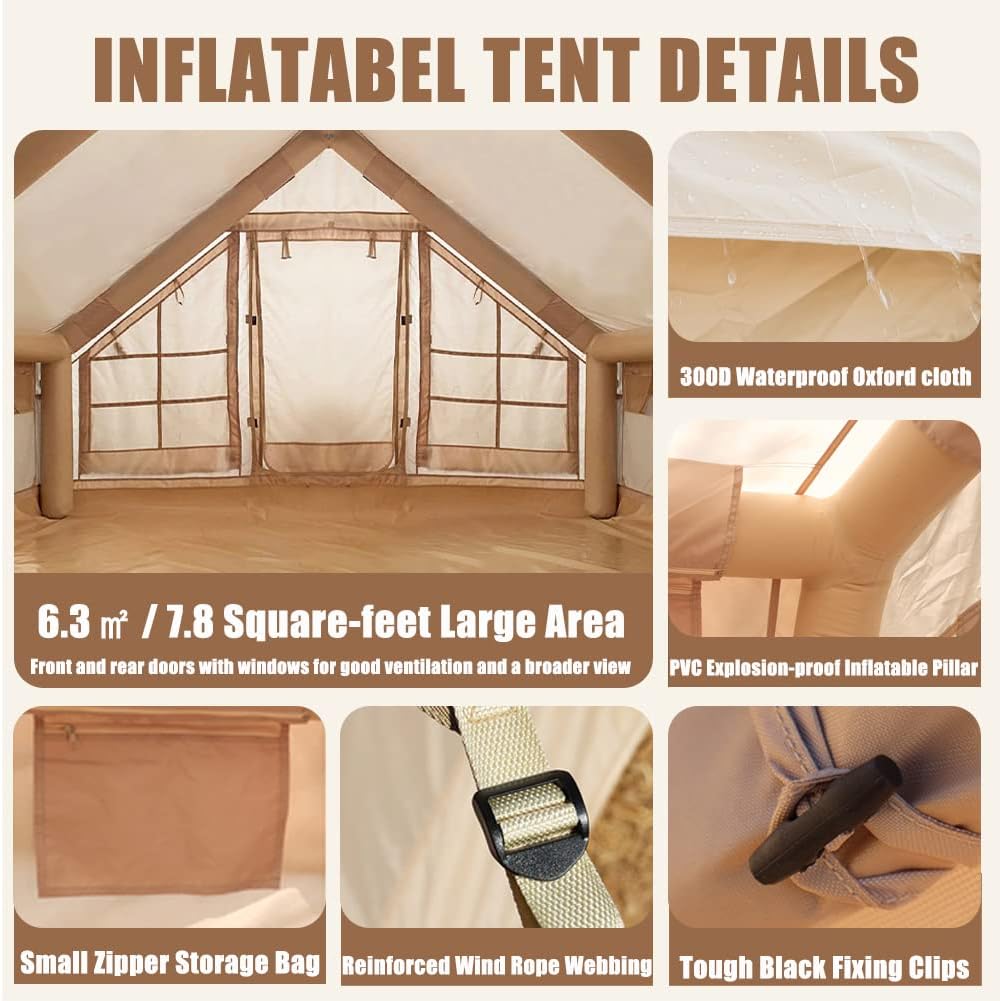 Campora™ – The All-Season Inflatable Camping Tent (Outdoor Series)