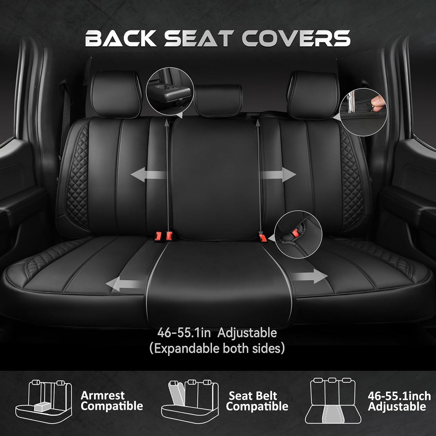 DriveElite™ – The Premium PU Leather Car Seat Cover Set (Limited Edition)