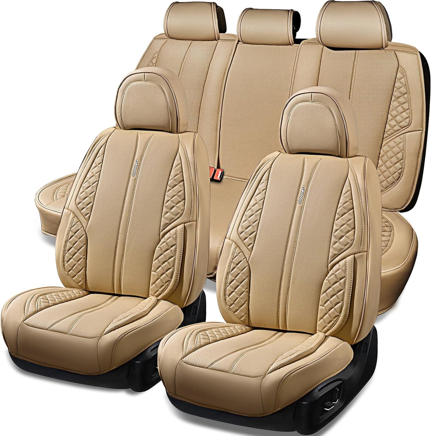 DriveElite™ – The Premium PU Leather Car Seat Cover Set (Limited Edition)