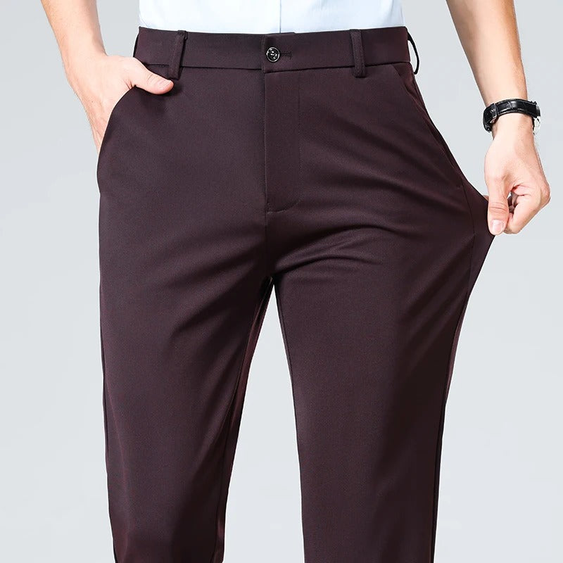 Blyssor Men's Stretch Pants - Classic Look, Maximum Comfort