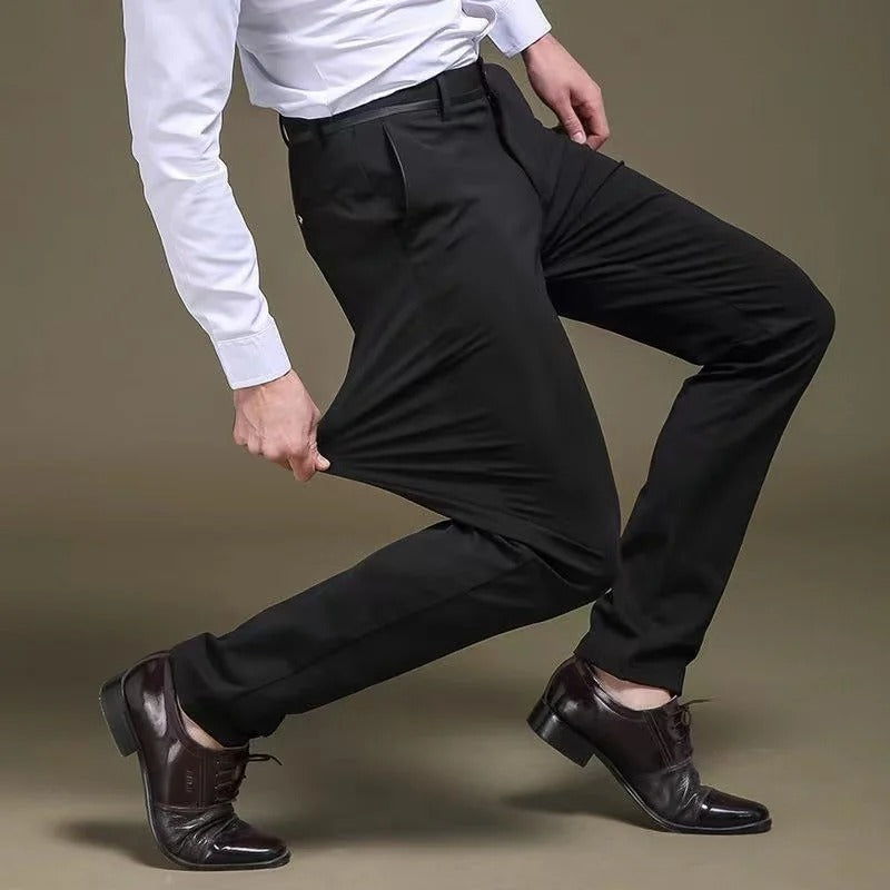 Blyssor Men's Stretch Pants - Classic Look, Maximum Comfort