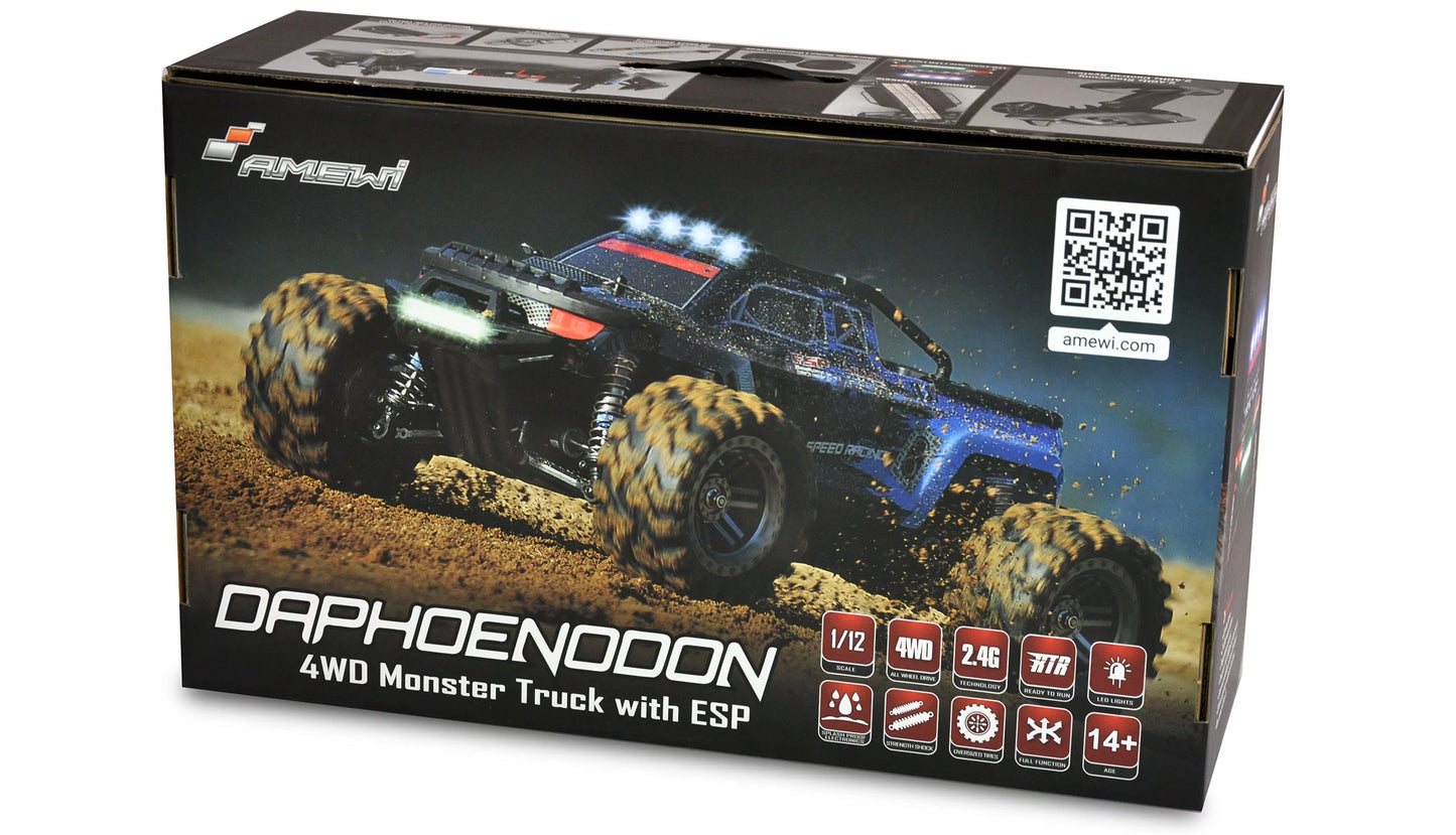 StormRampage™ – The Ultimate 1:12 RC Monster Truck with Gyro Control (Limited Edition)