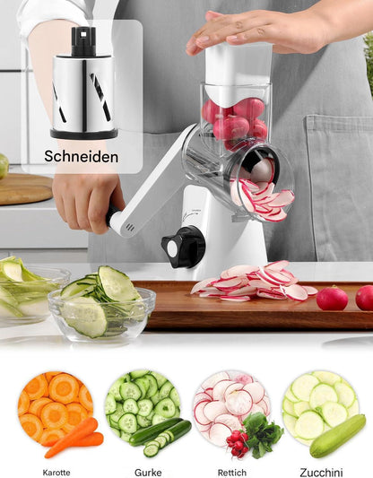 Blyssor 3-in-1 Vegetable and Fruit Cutter – Save time with style