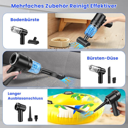 Cordless mini vacuum cleaner