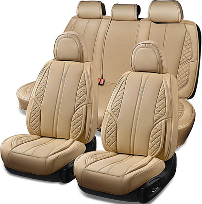 DriveElite™ – The Premium PU Leather Car Seat Cover Set (Limited Edition)